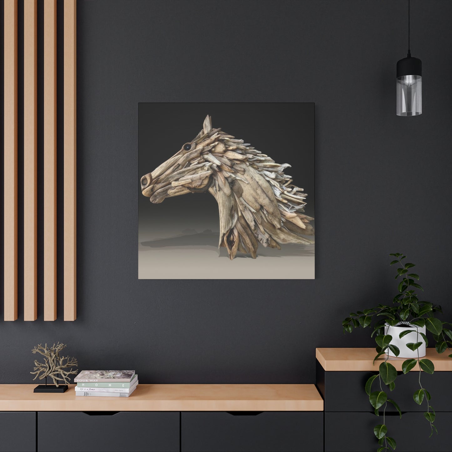 Driftwood Horse Head Wall Art & Canvas Prints