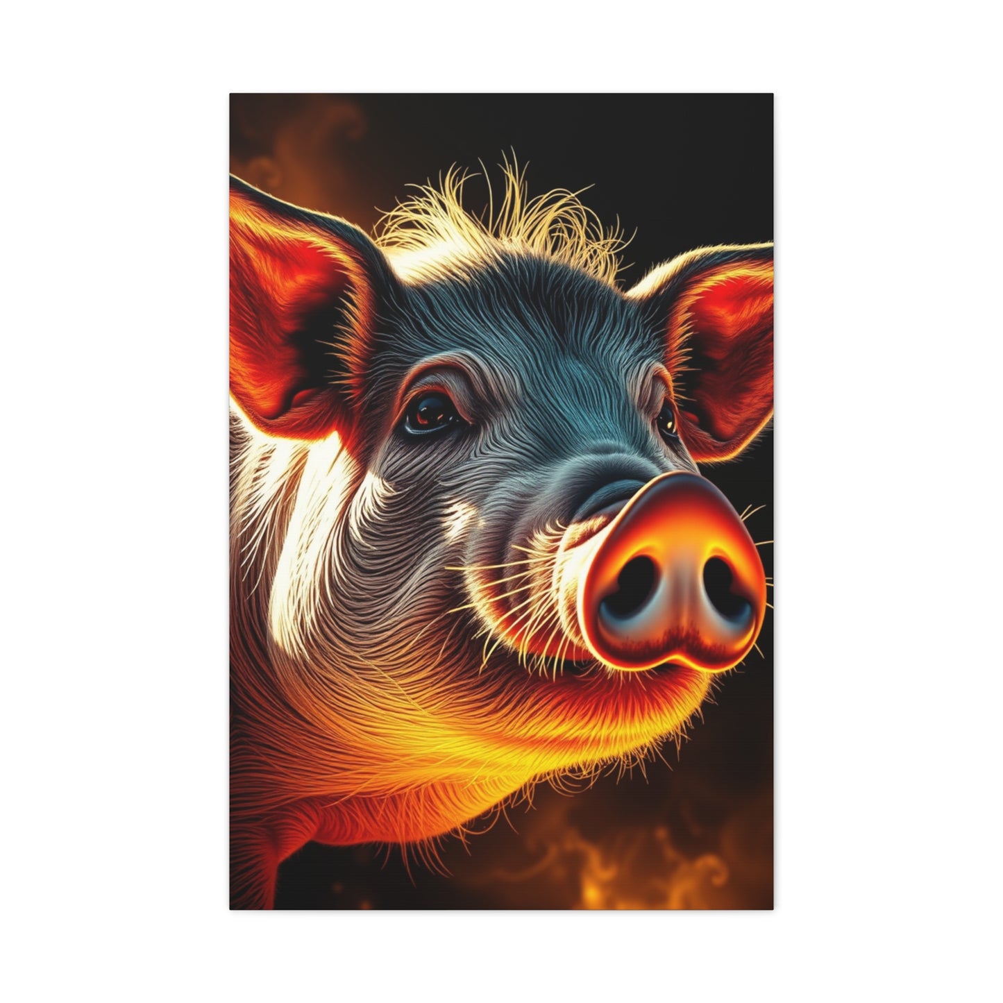 Pig Art Canvas Art 5 Wall Art & Canvas Print