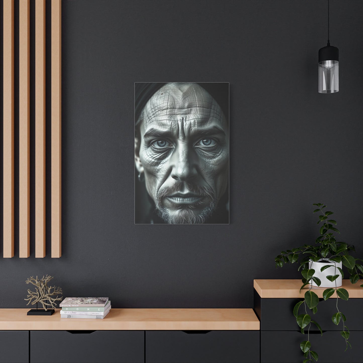Charcoal Whisper Tapestry Wall Art & Canvas Print