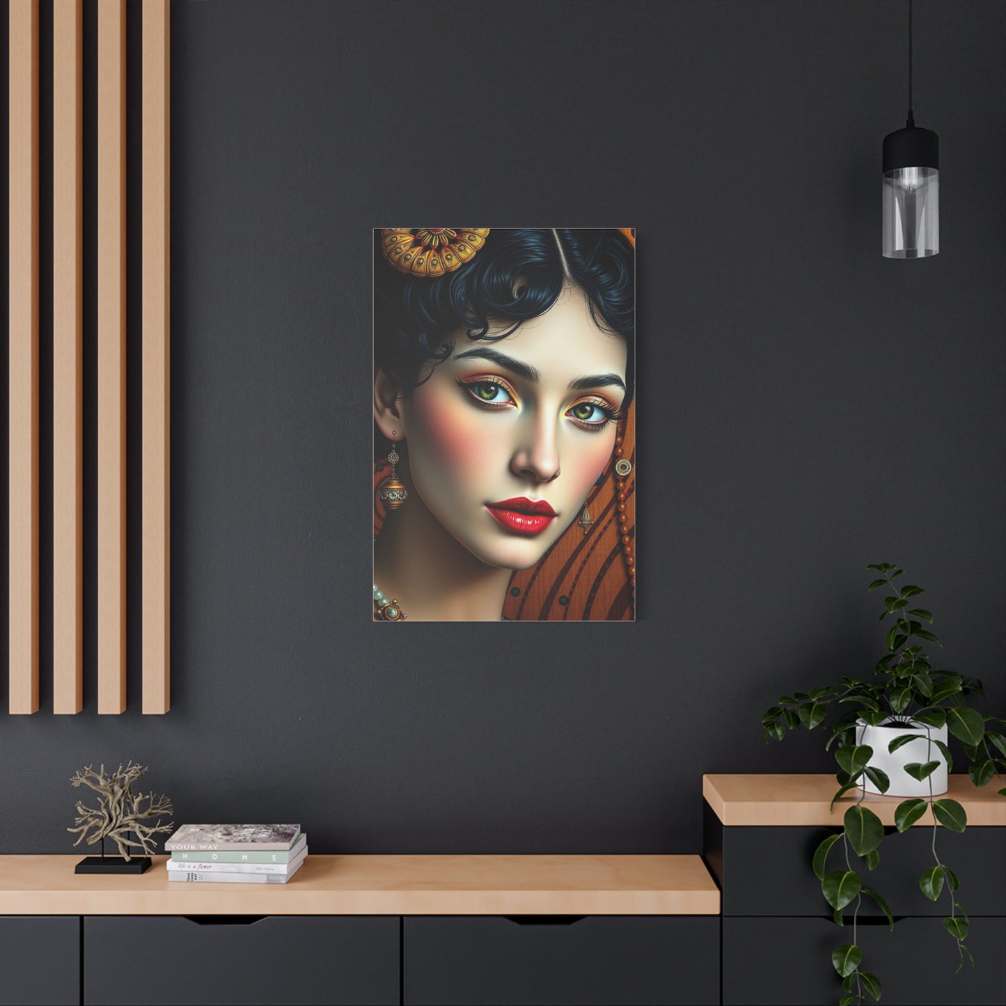 Gilded Serenity Canvas