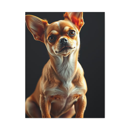 Chihuahua Dog Art Luxury Canvas Wall Art & Canvas Print