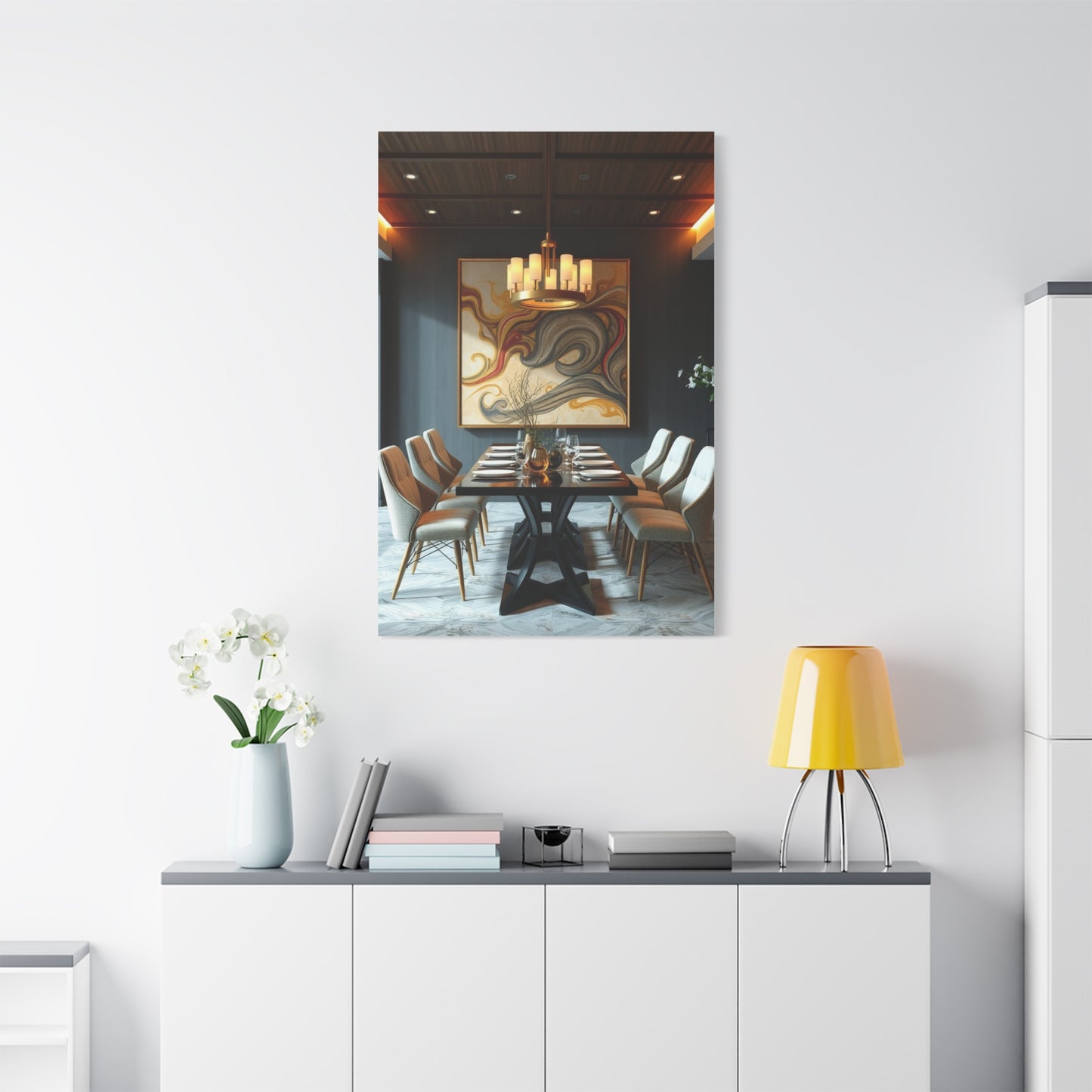 Refined Banquet Canvas Wall Art & Canvas Print
