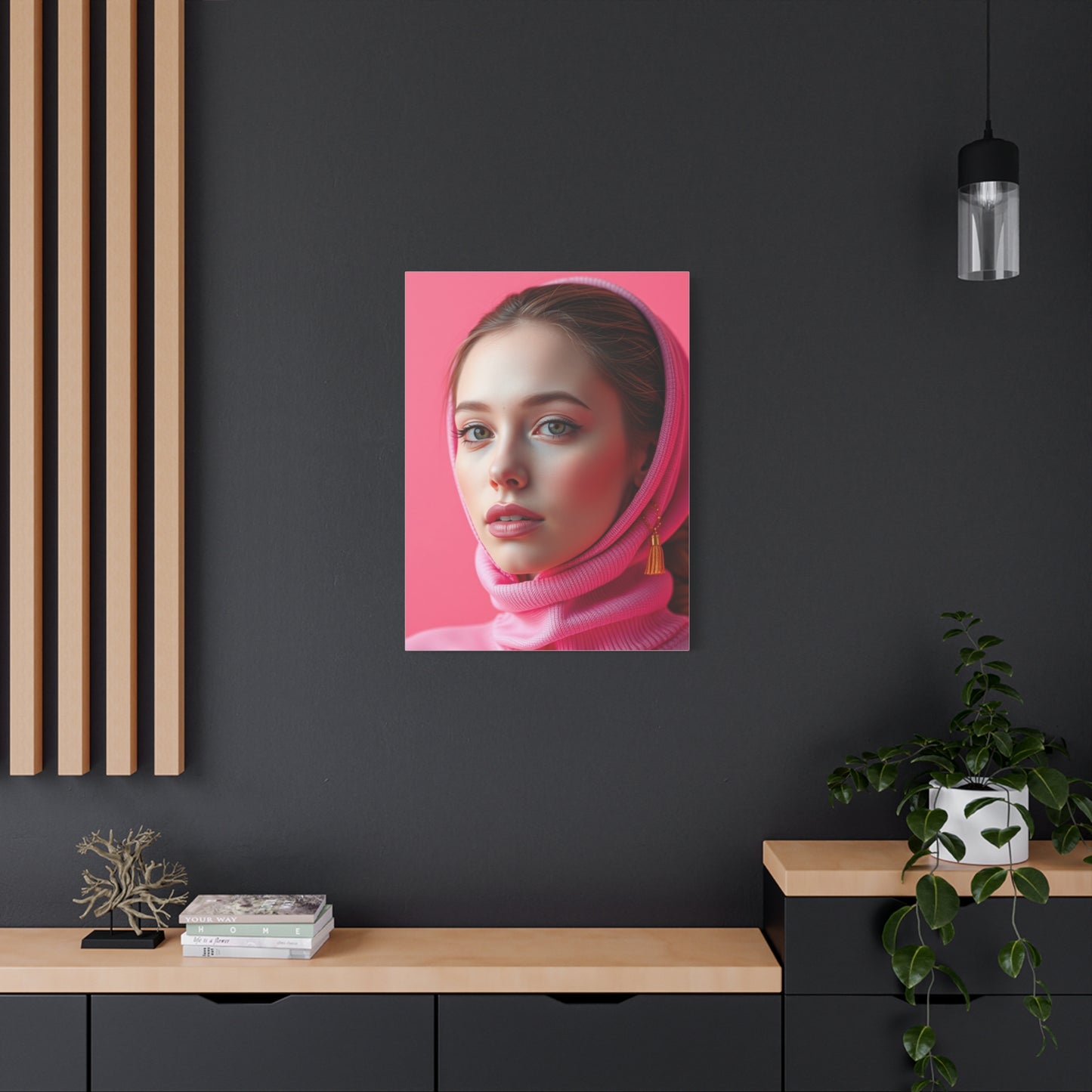 Pink Art Premium Canvas 19 Wall Art & Canvas Print