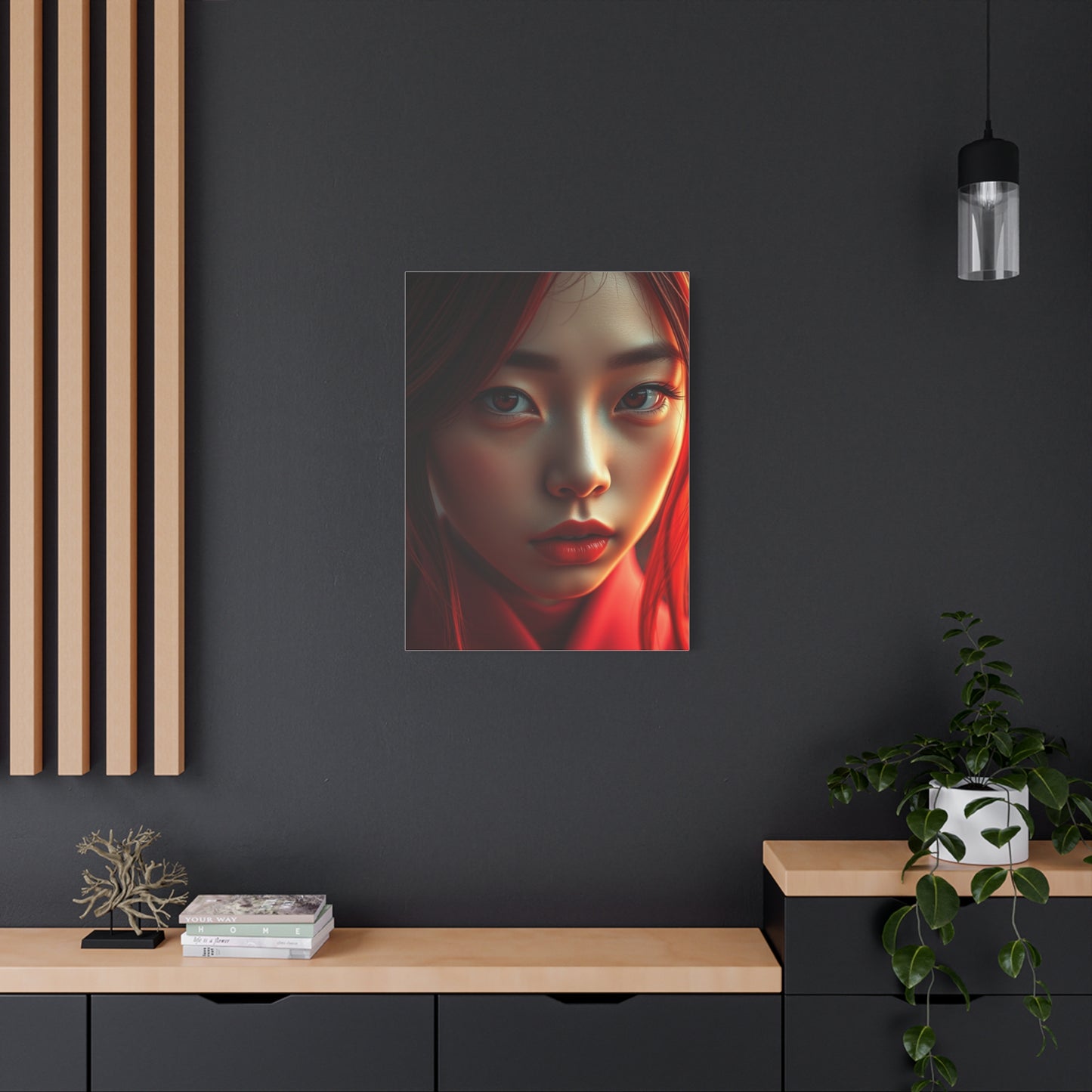 Ruby Brilliance Masterpiece Wall Art & Canvas Print