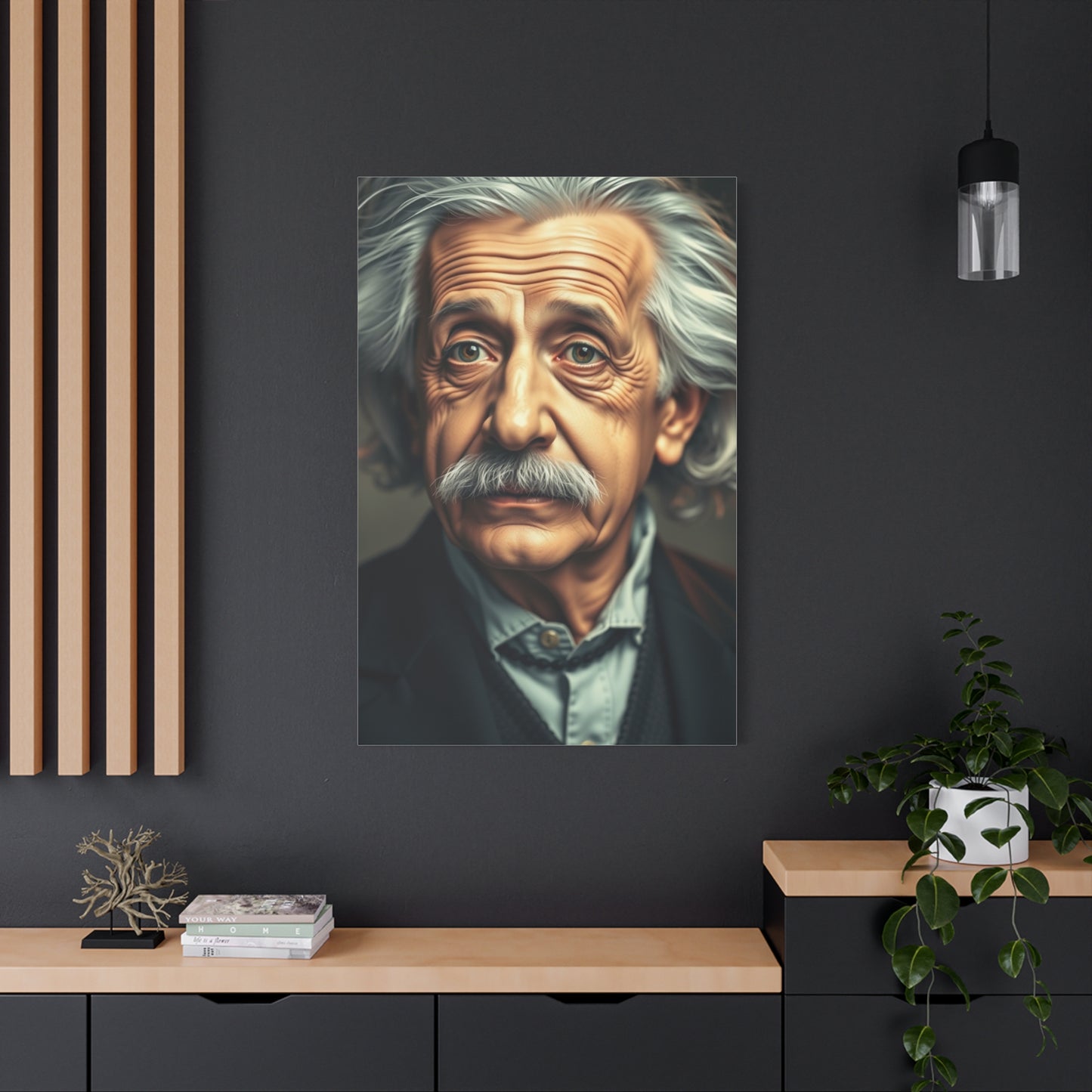 Vision Albert Einstein Art Art Wall Art & Canvas Print