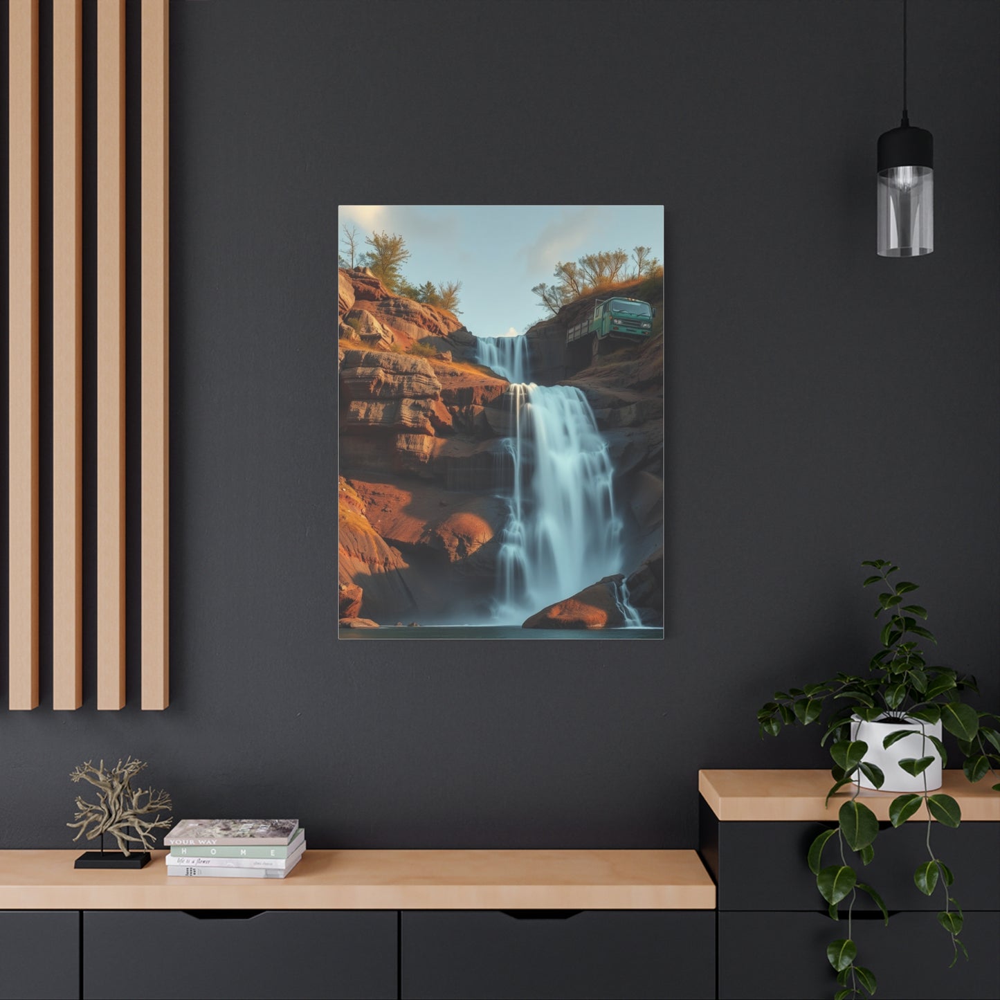 Refined Torrent Aesthetic Wall Art & Canvas Print