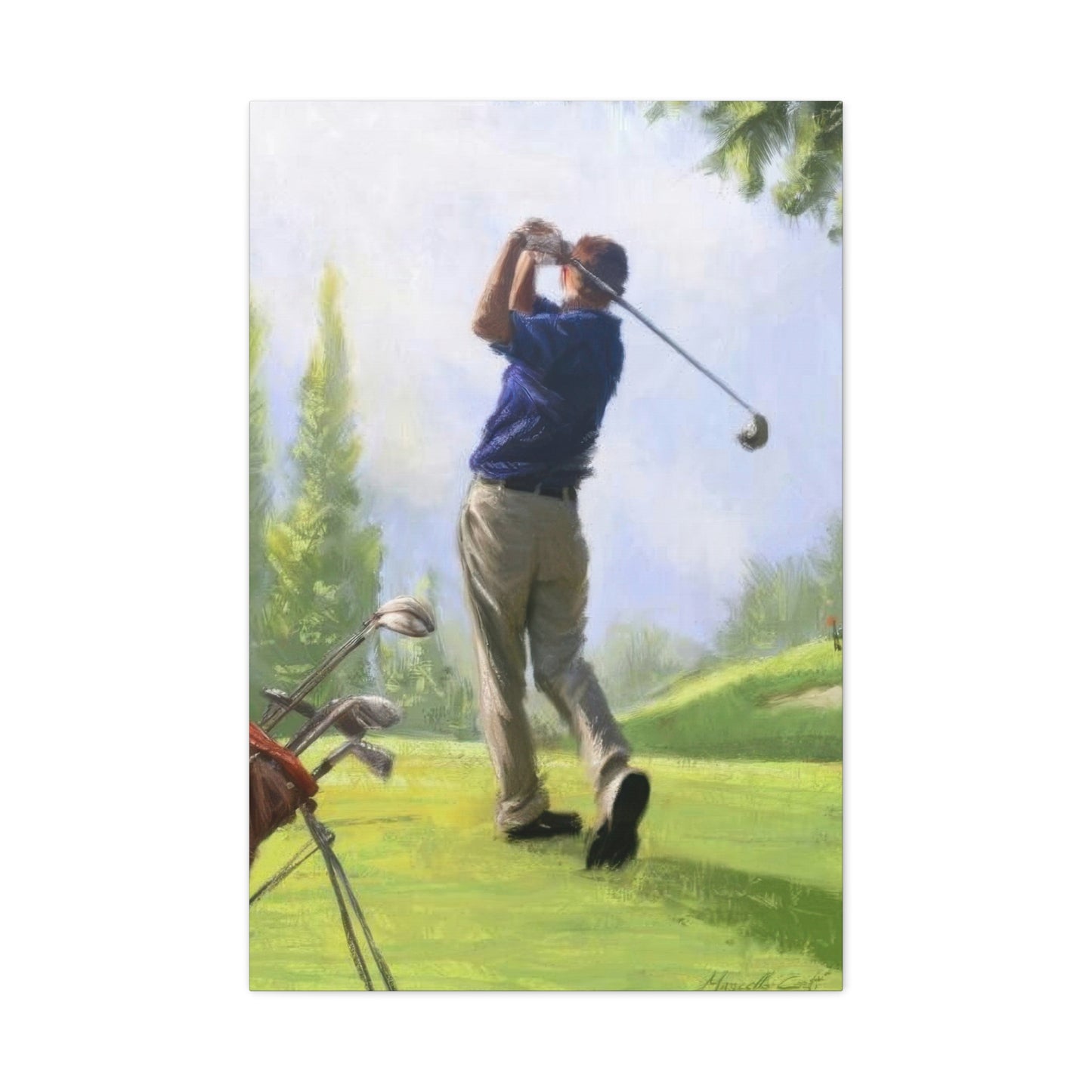 Golf Shot Wall Art & Canvas Prints