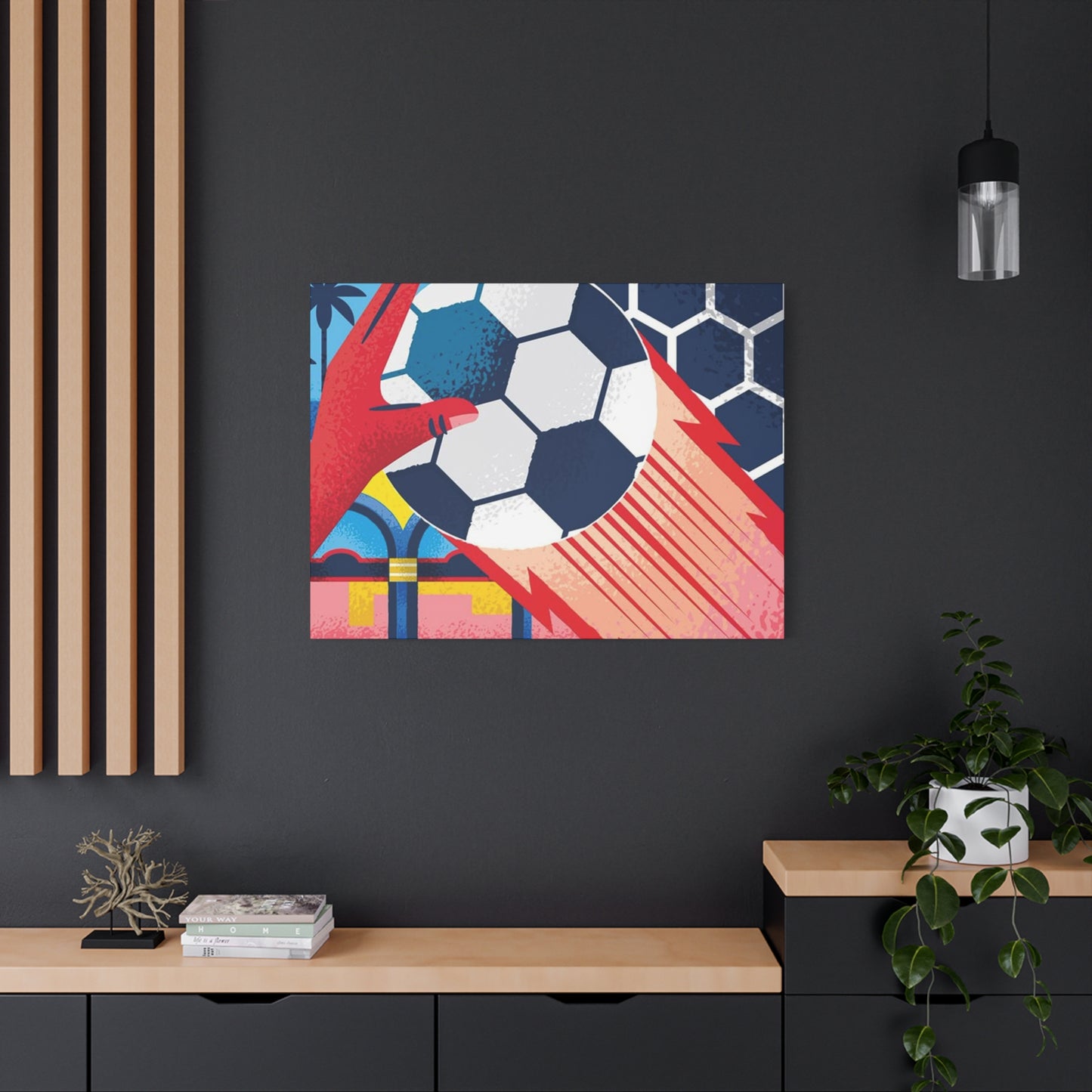Football Painting Wall Art & Canvas Prints