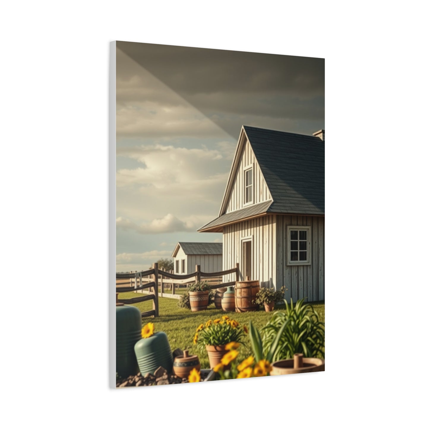 Tranquil Fields Luxe Canvas Wall Art & Canvas Print