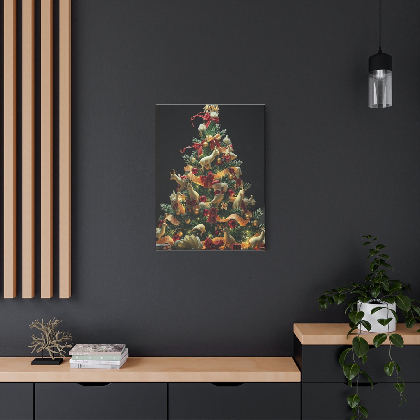 Timeless Yuletide Reverie Canvas