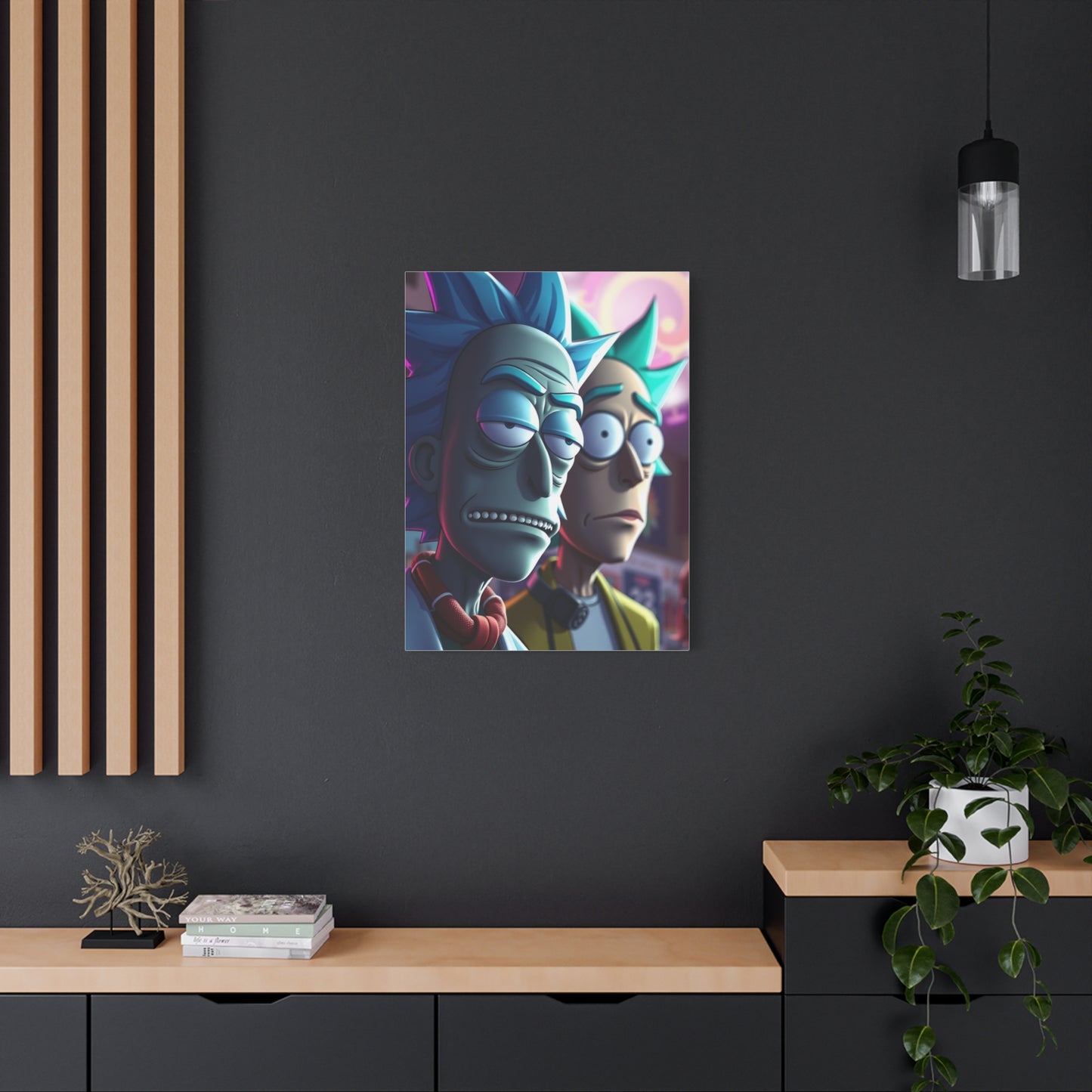 Rick and Morty Art Premium Canvas 20 Wall Art & Canvas Print