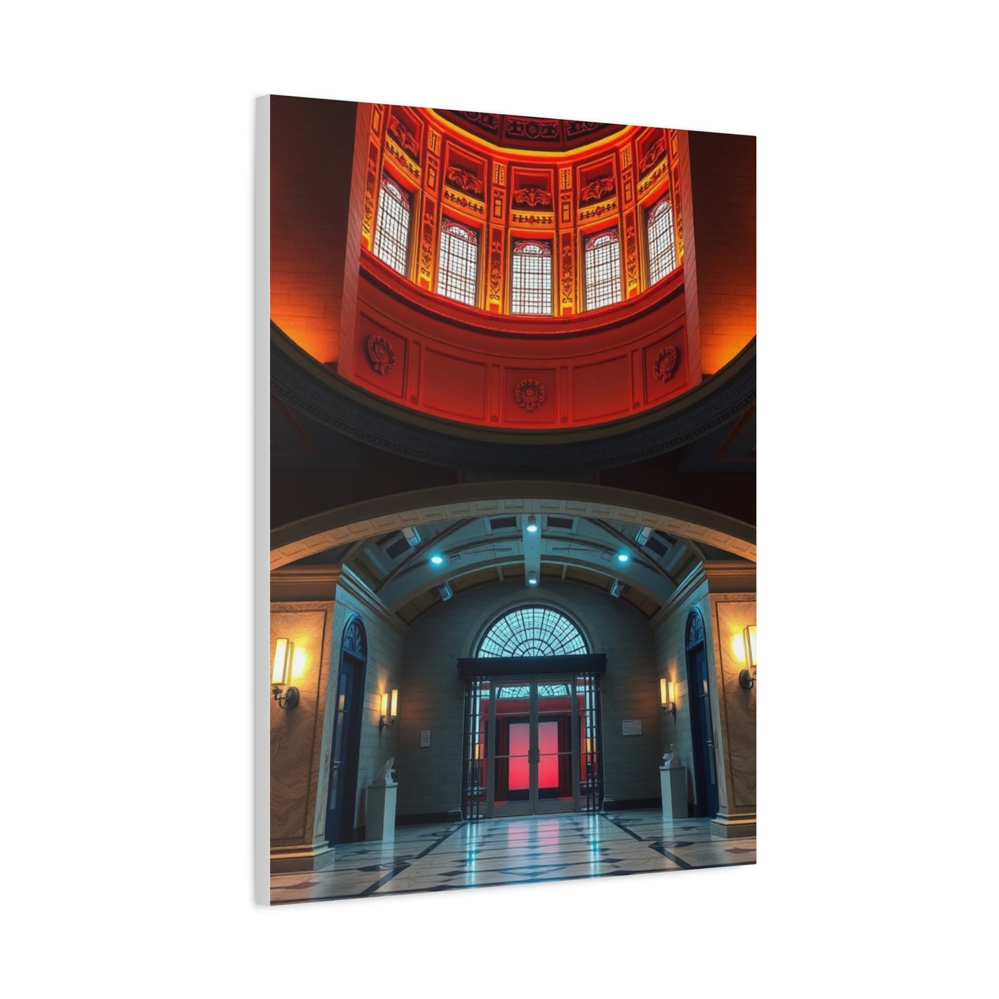 Sculptural Skyline Masterpiece Wall Art & Canvas Print