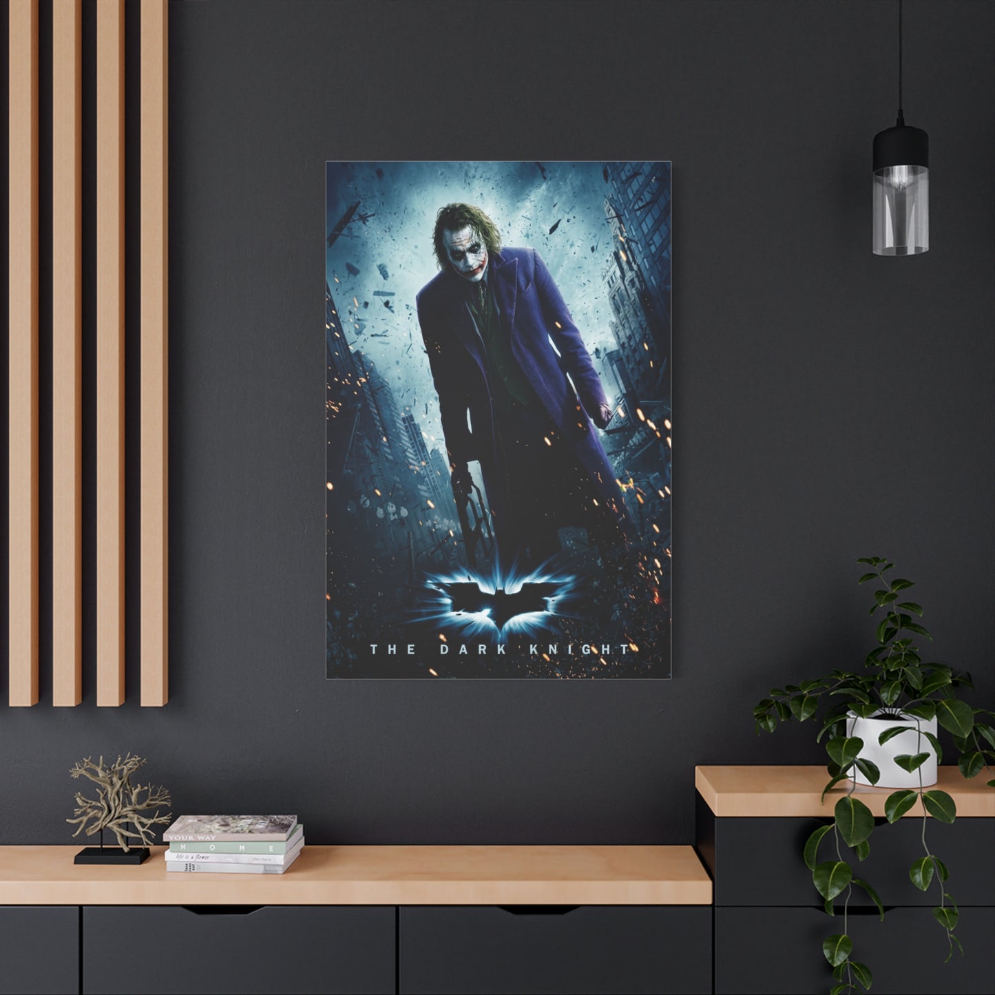 The Dark Knight The Joker Movie Poster Wall Art & Canvas Print