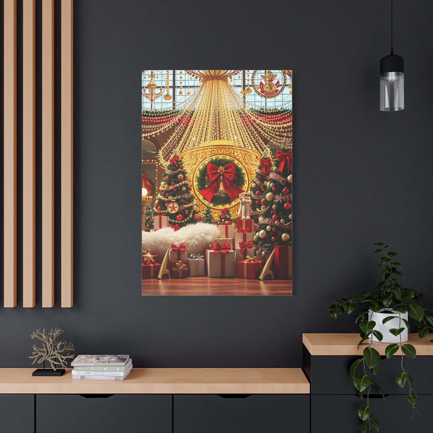 Opulent Holiday Splendor Canvas