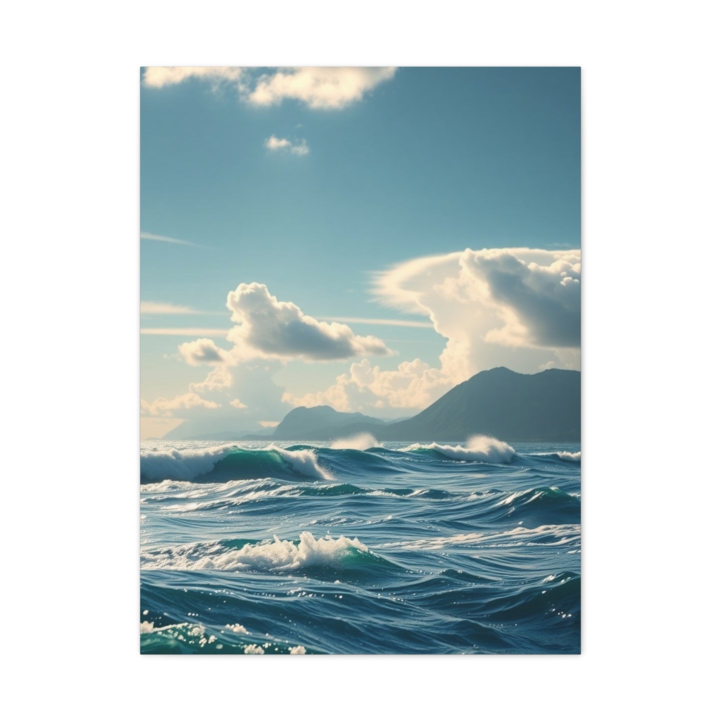 Opulent Seaside Panorama Wall Art & Canvas Print