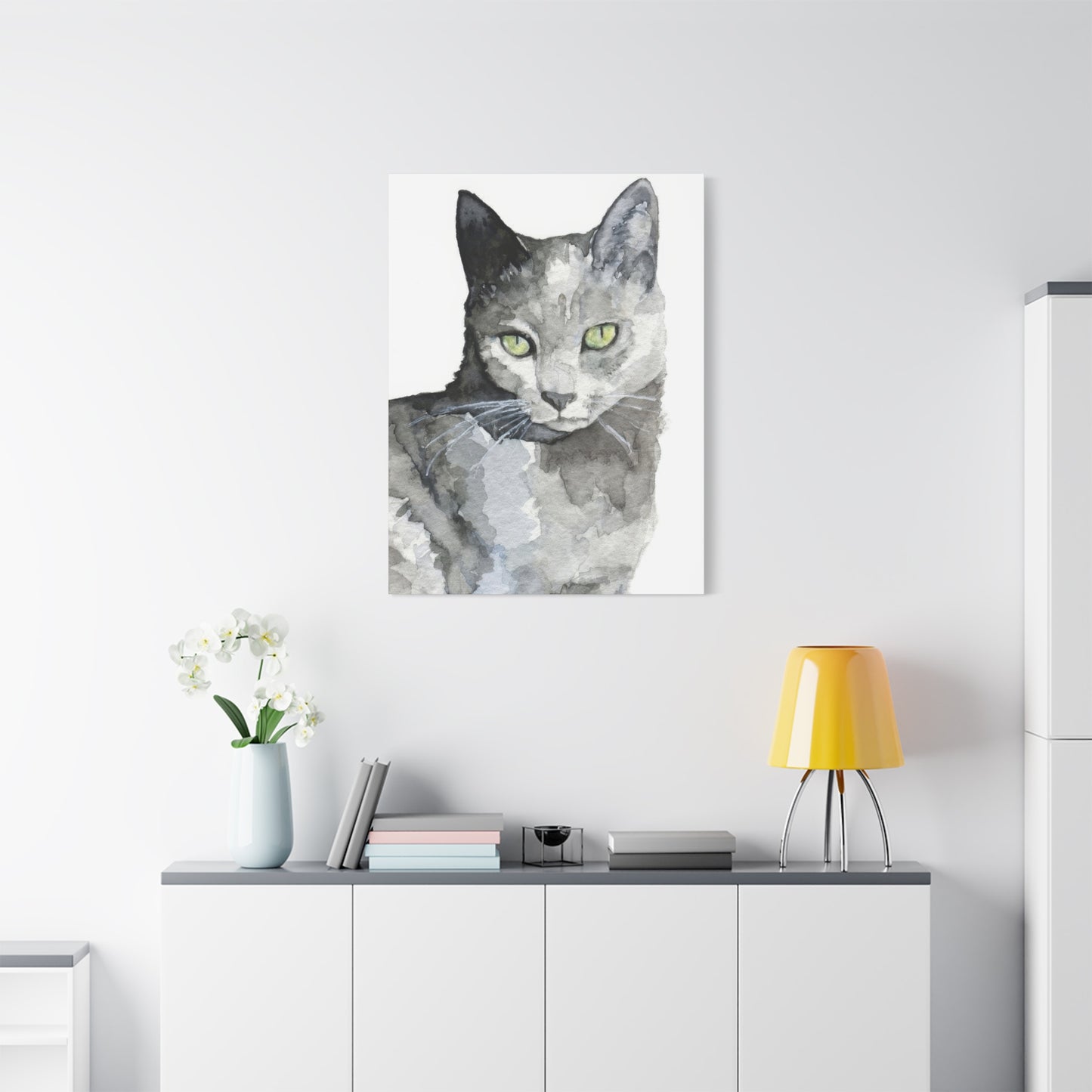 Cat Grey Wall Art & Canvas Prints
