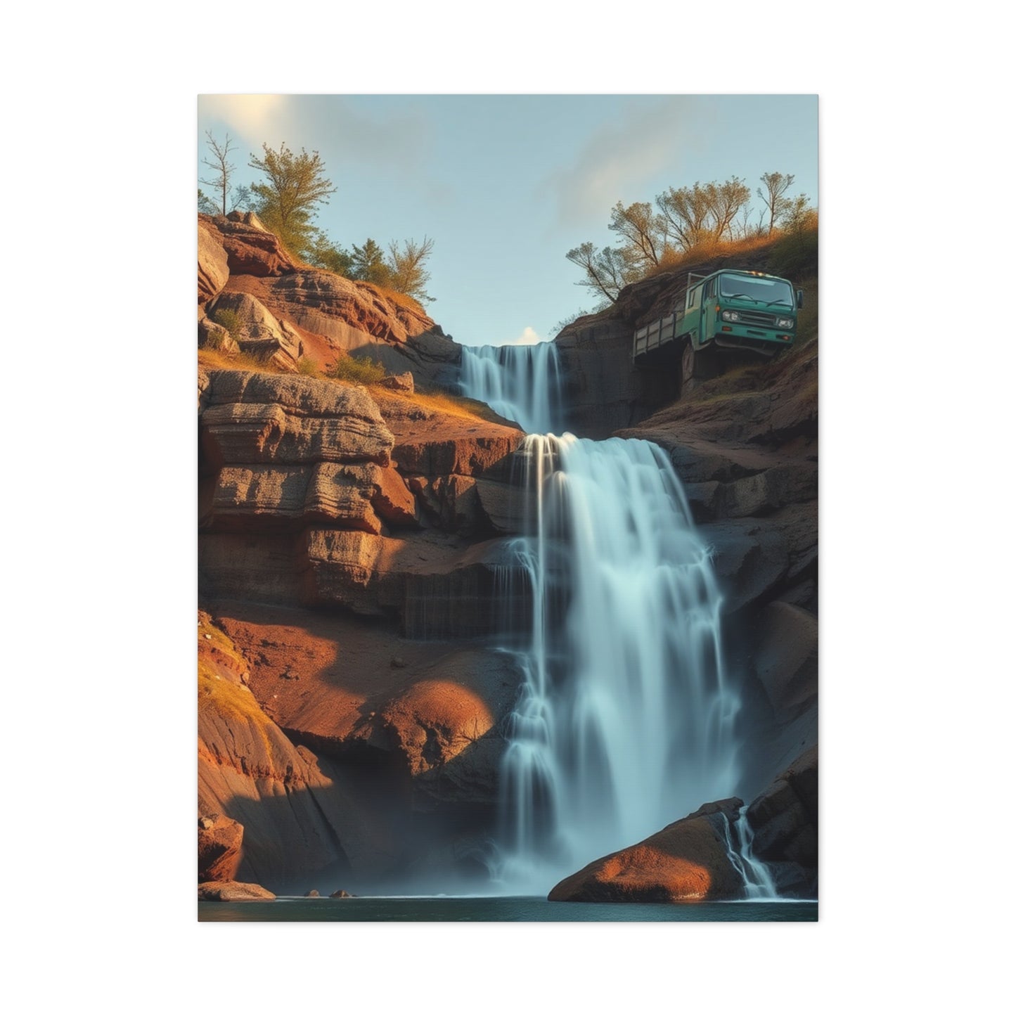 Refined Torrent Aesthetic Wall Art & Canvas Print
