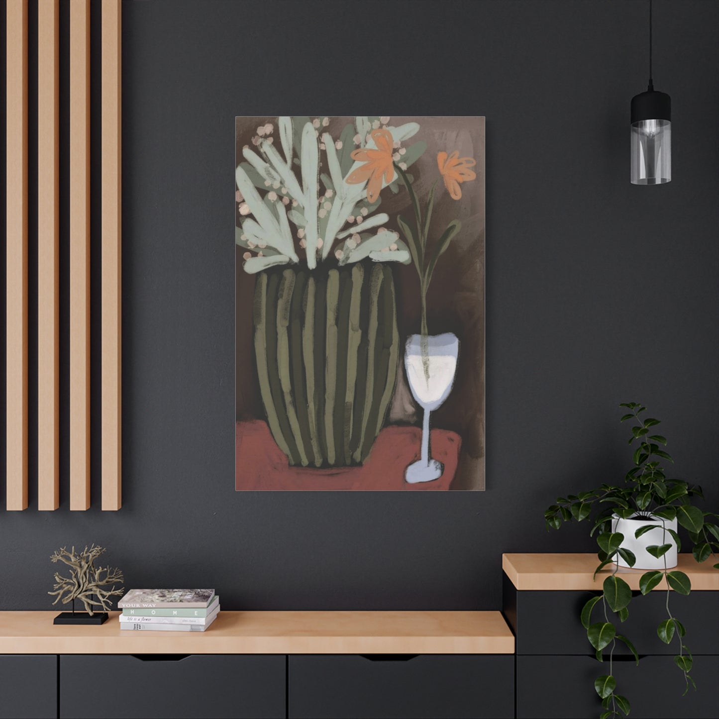 Blooming Cactus Wall Art & Canvas Prints
