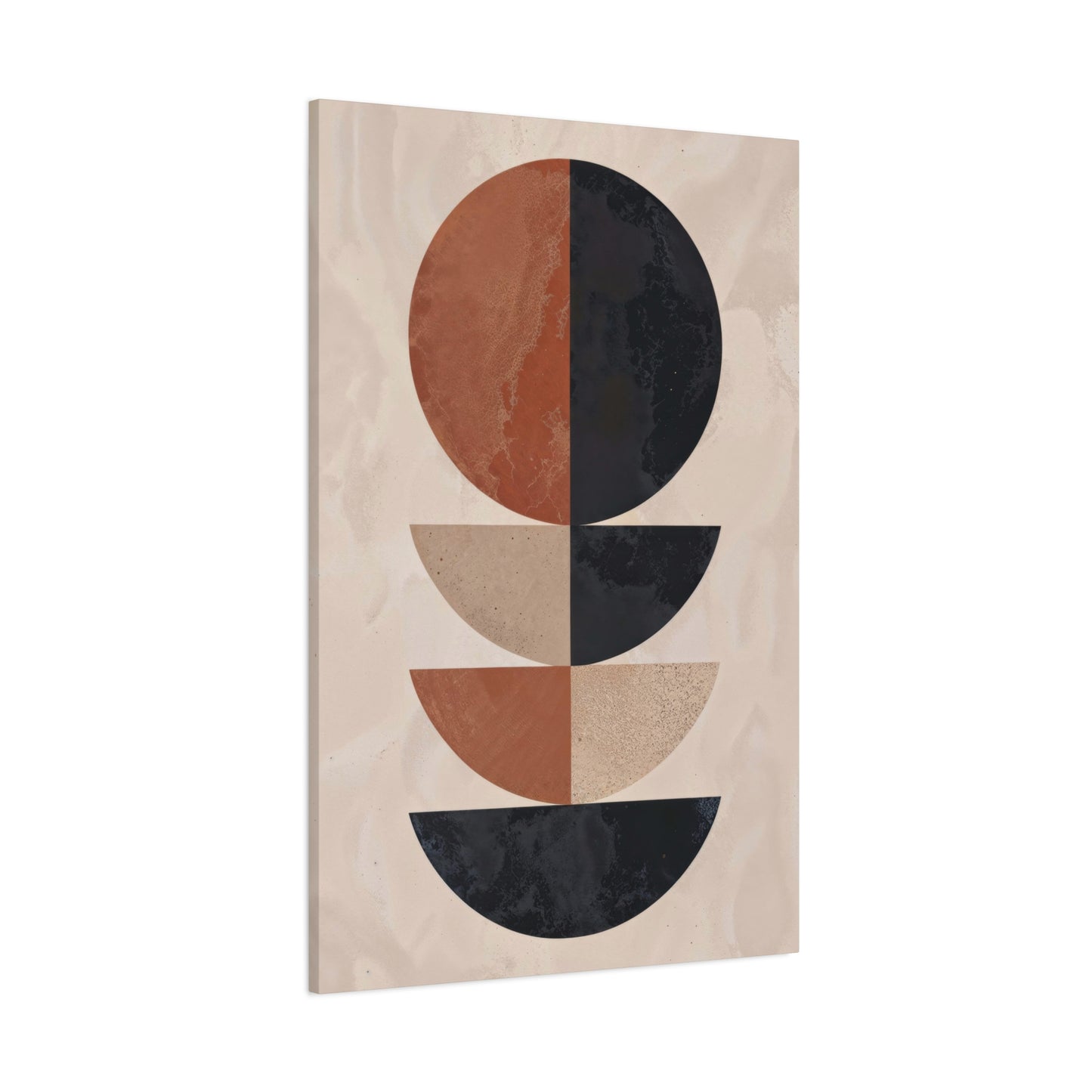 Abstract Brown Black Earth Tones Wall Art & Canvas Prints