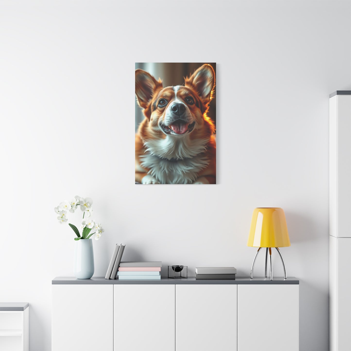 Corgi Dog Art Canvas Art 4 Wall Art & Canvas Print