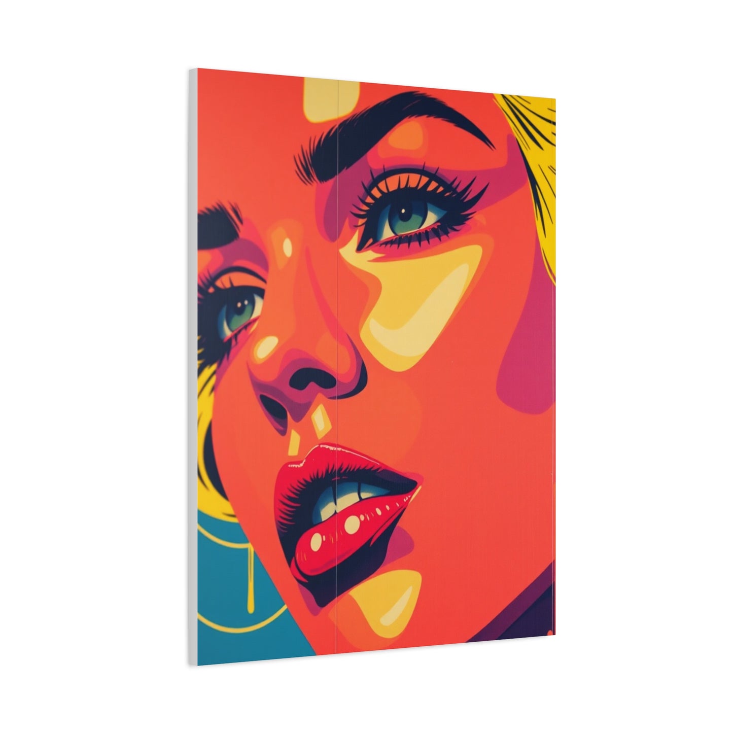 Vivid Pop Impression Wall Art & Canvas Print