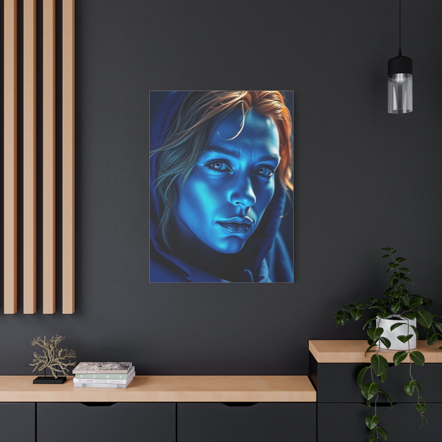 Royal Blue Elysium Wall Art & Canvas Print