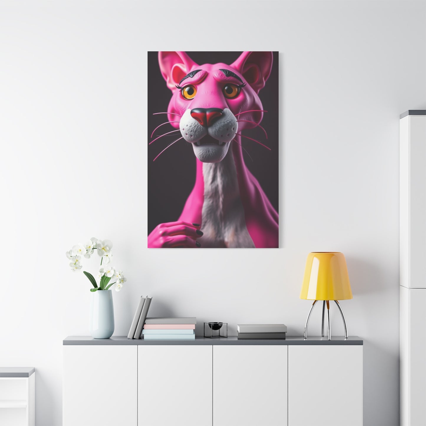 Pink Panther Art Premium Canvas 19 Wall Art & Canvas Print