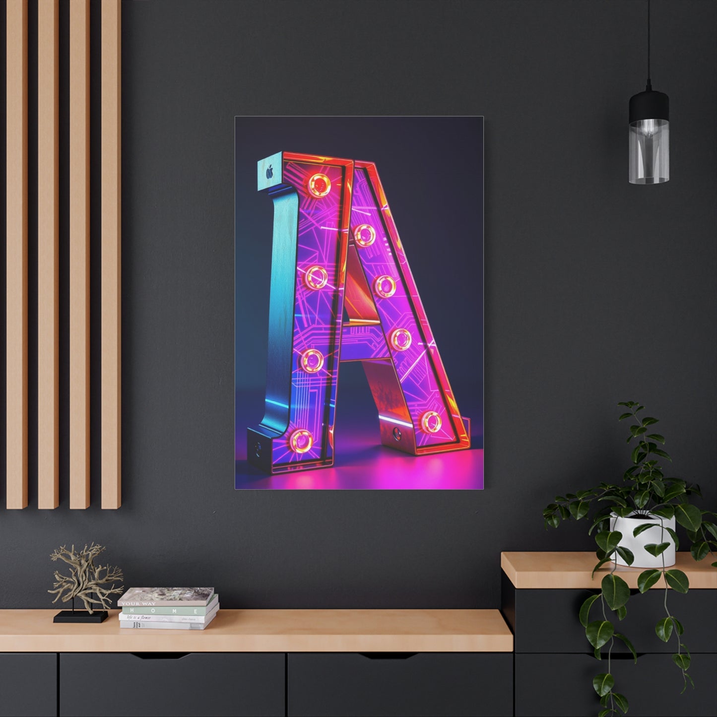 A Alphabet & Letter Art Artisan Canvas Wall Art & Canvas Print