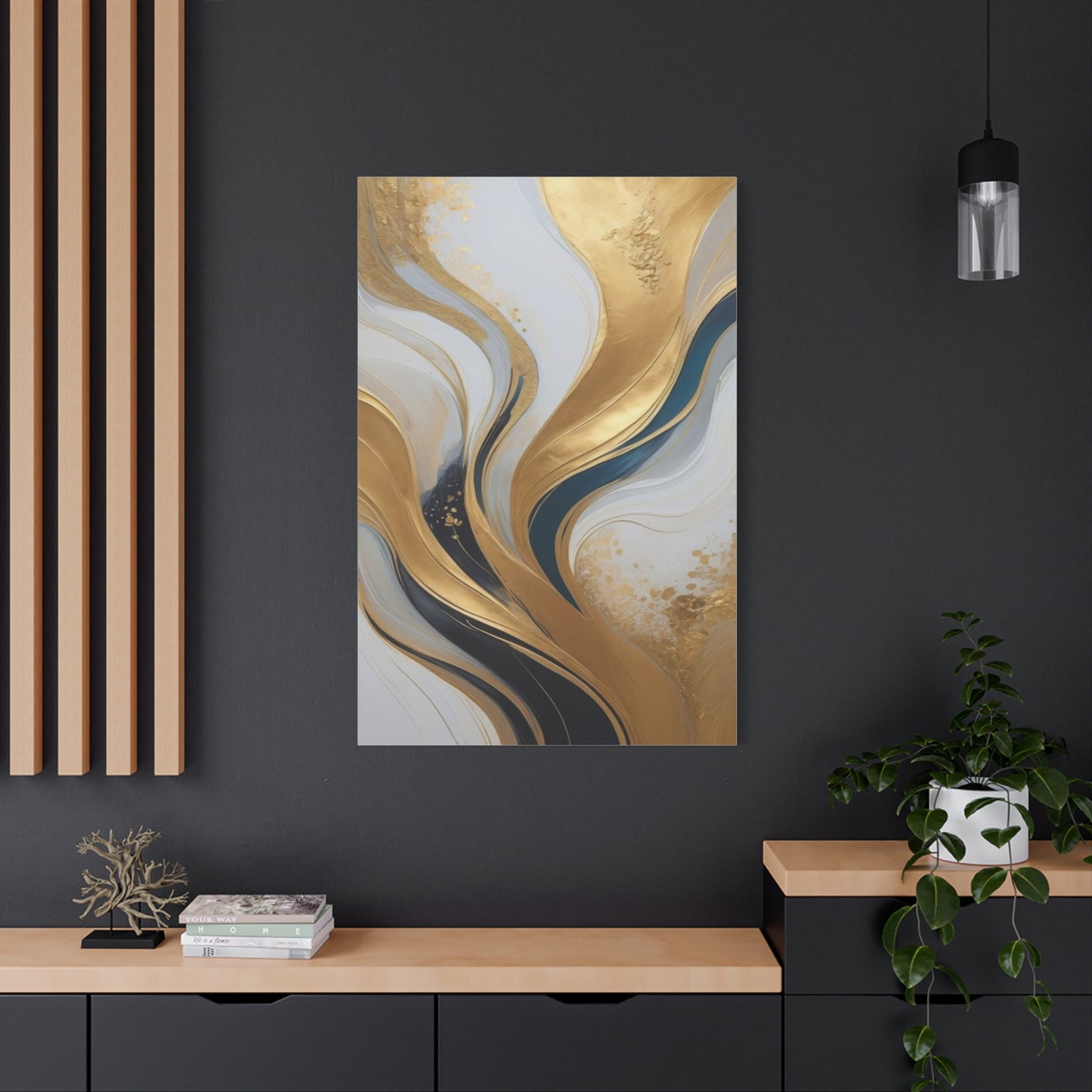 Golden Waves Wall Art & Canvas Prints