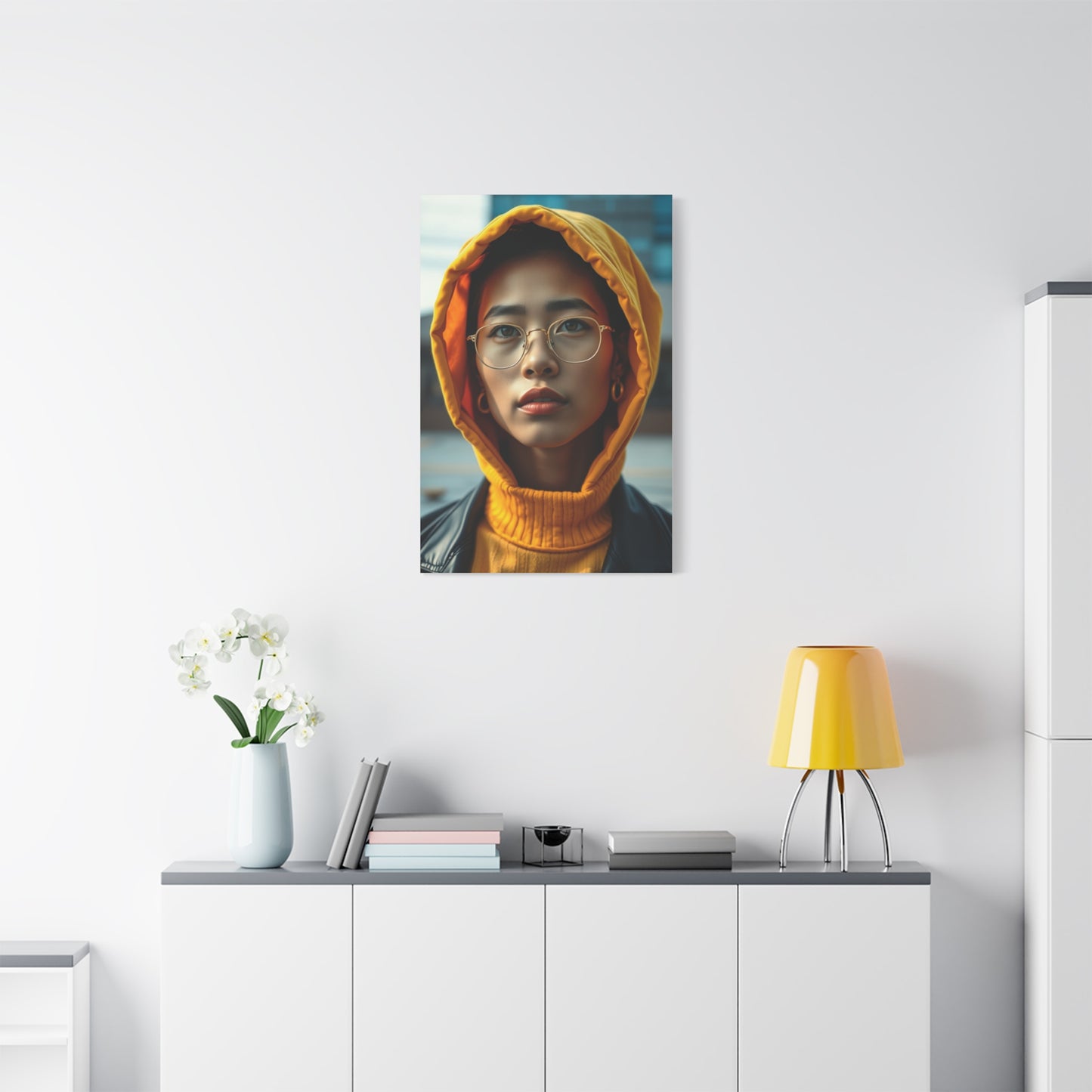 Lustrous Marigold Mural Wall Art & Canvas Print