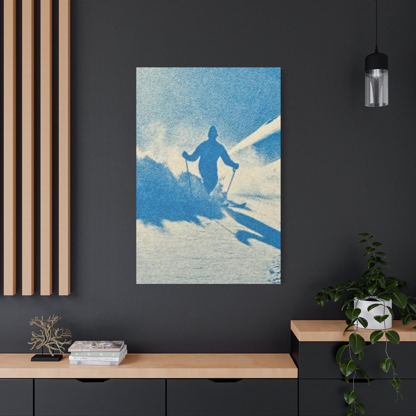 Crystal Snow Skiing Wall Art & Canvas Prints