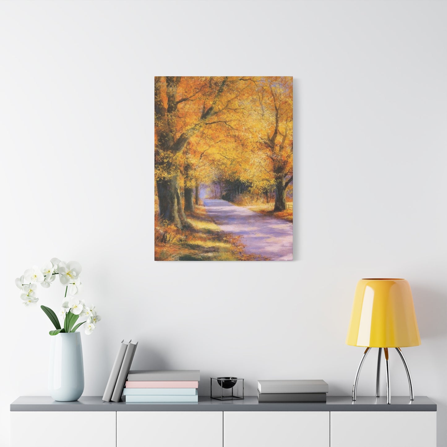 Forest Yellow Path Wall Art & Canvas Prints
