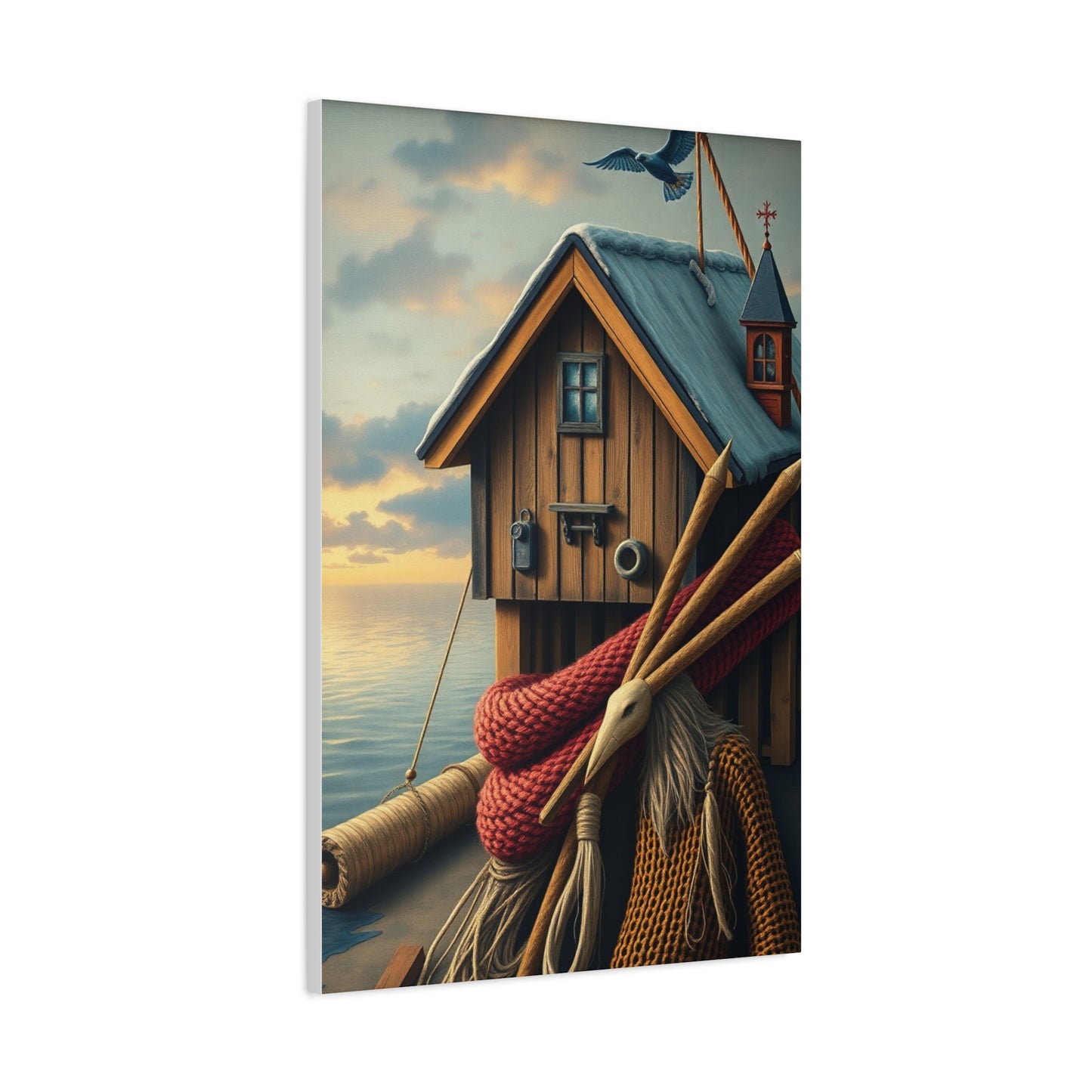 Fjord Serenity Masterpiece Wall Art & Canvas Print
