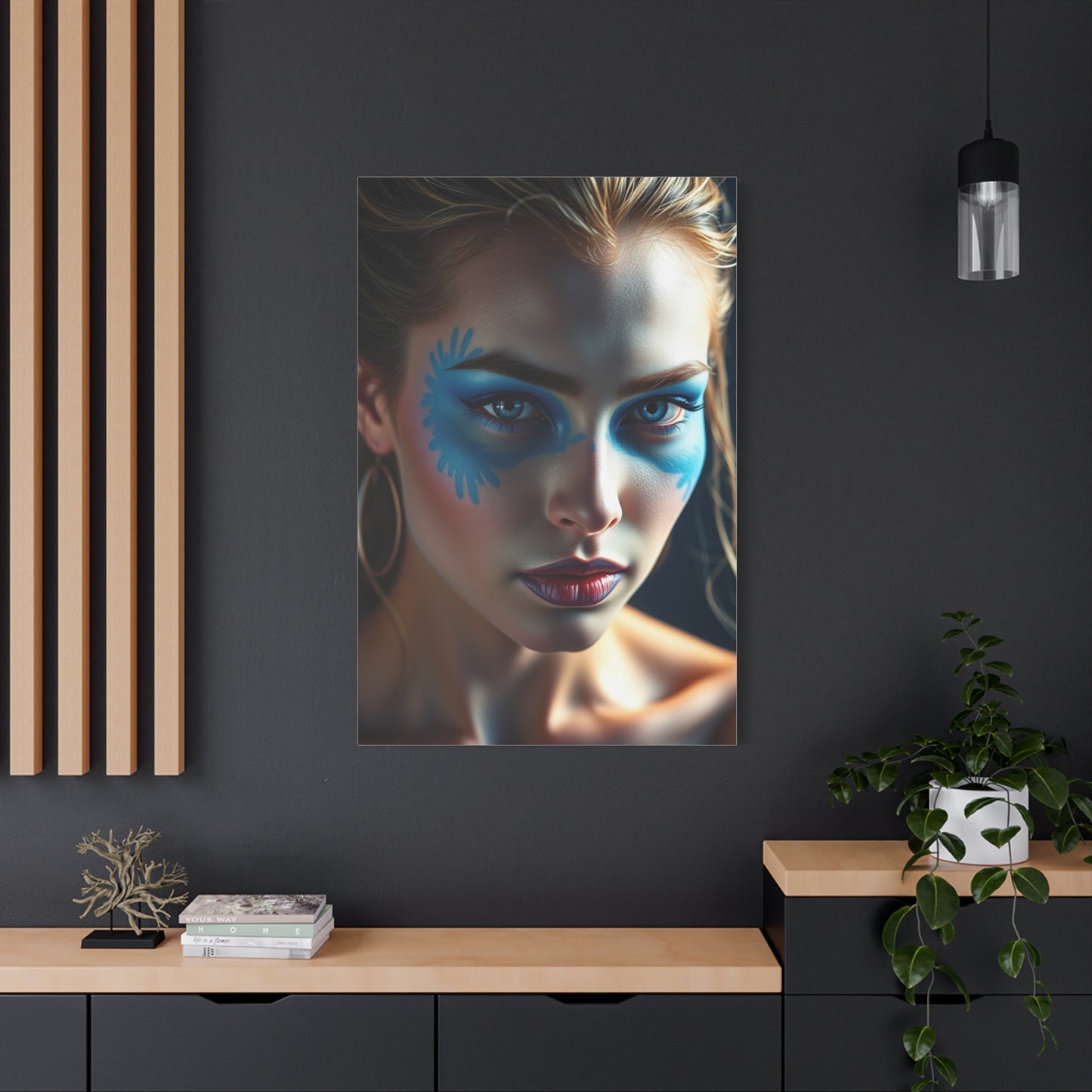 Mystic Blue Essence Wall Art & Canvas Print