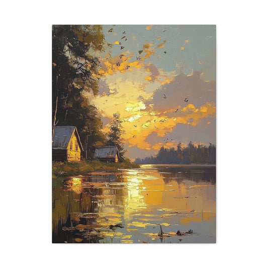 Sunset Impressionism Wall Art & Canvas Prints