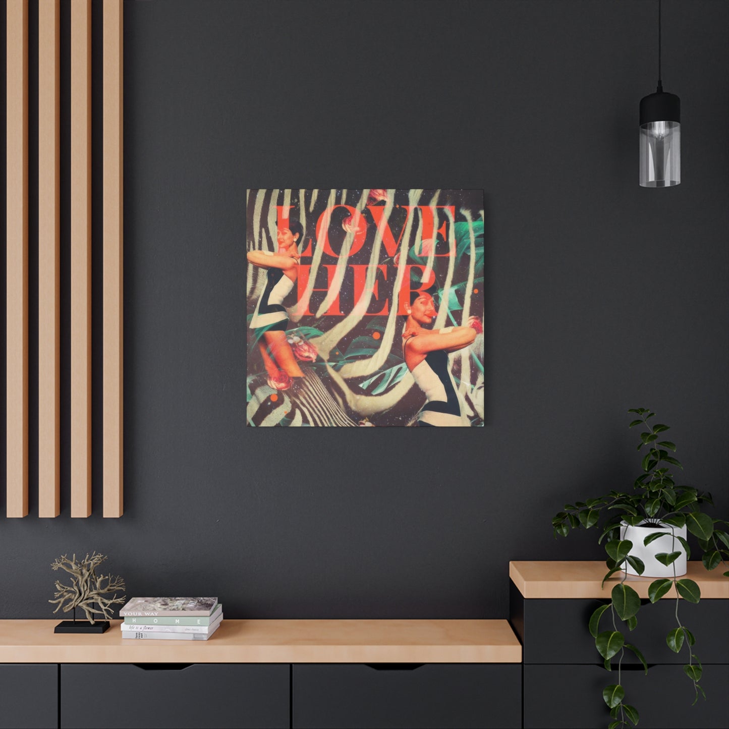 Frank Moth Love Her Wall Art & Canvas Prints
