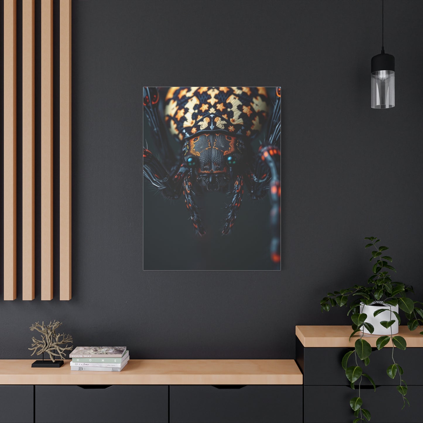 Nocturnal Threads Tableau Wall Art & Canvas Print