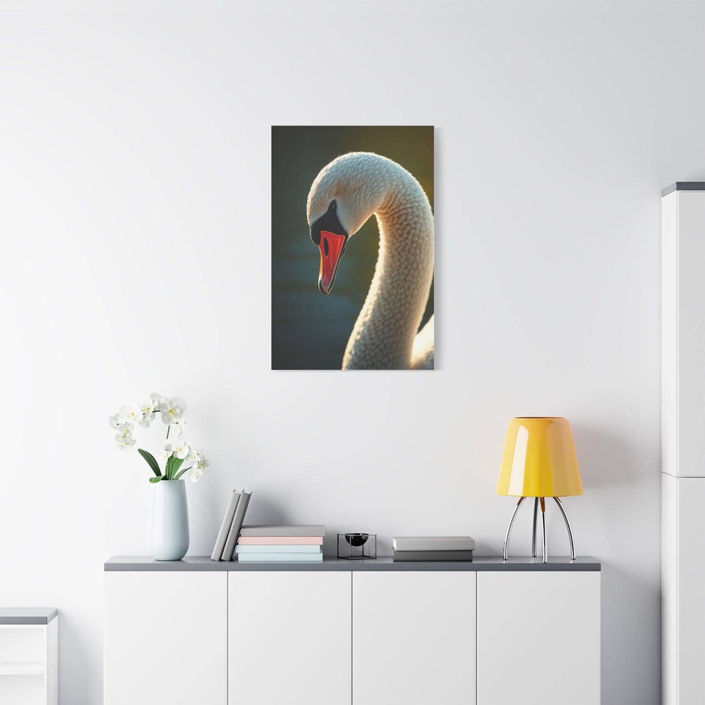 Swan Art Canvas Art 1 Wall Art & Canvas Print