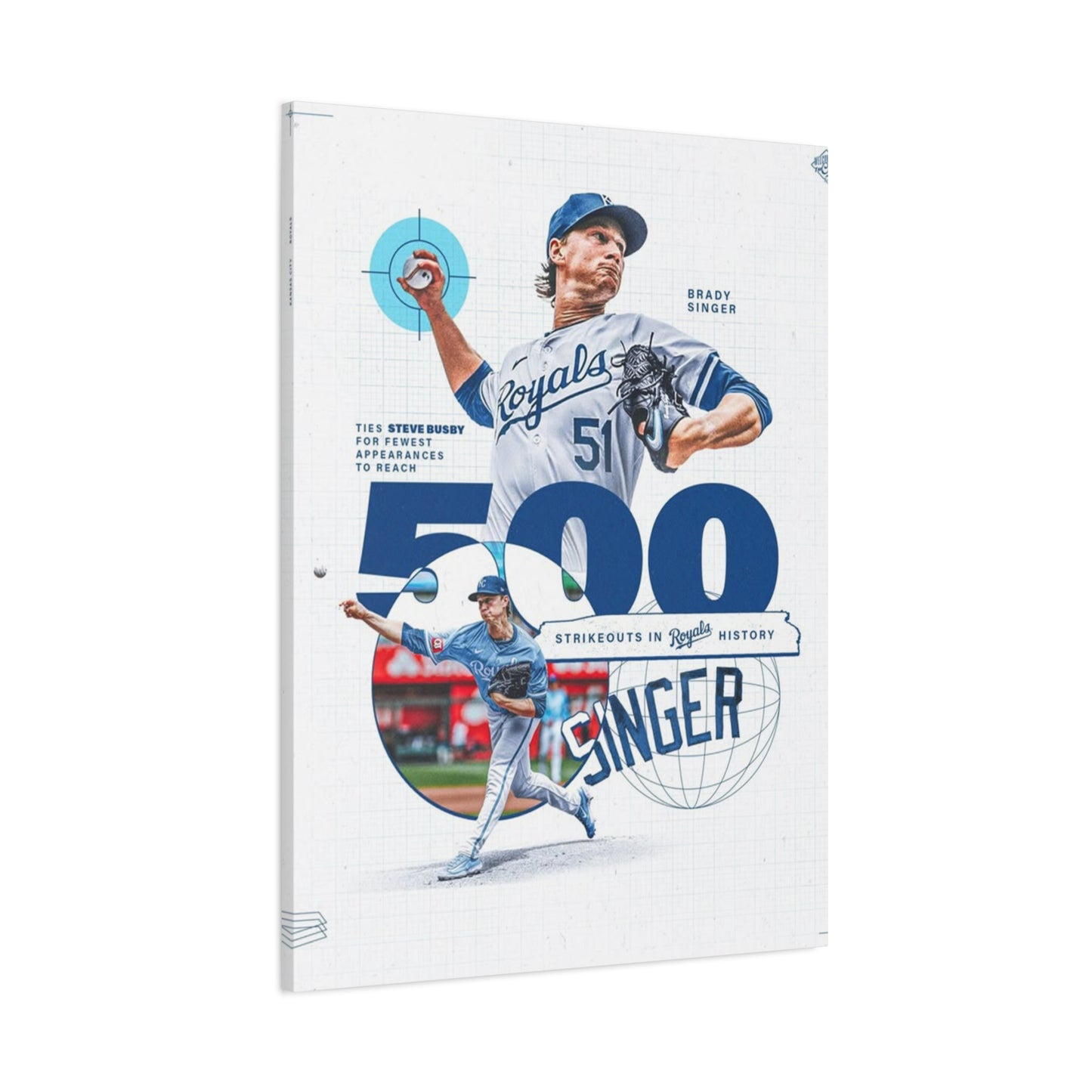 Brady Singer Poster Wall Art & Canvas Prints