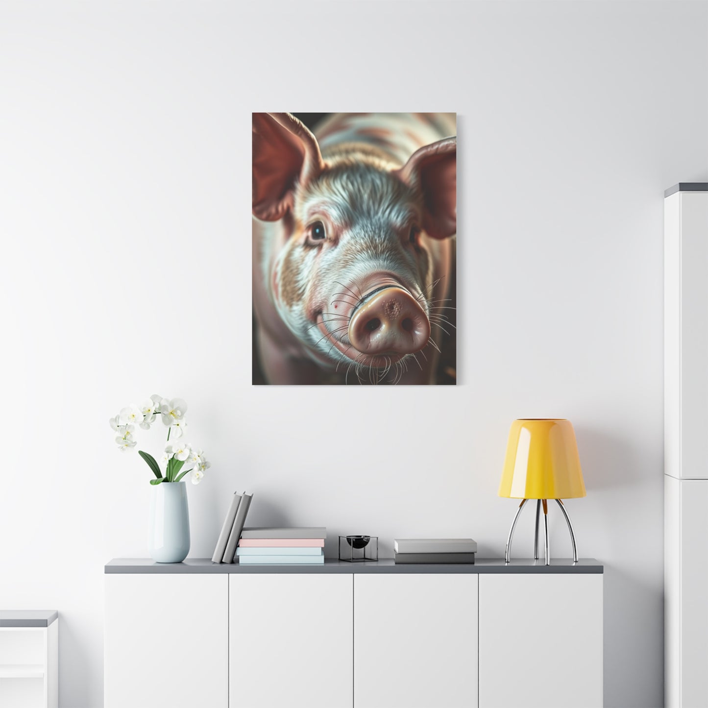 Pig Art Canvas Art 3 Wall Art & Canvas Print