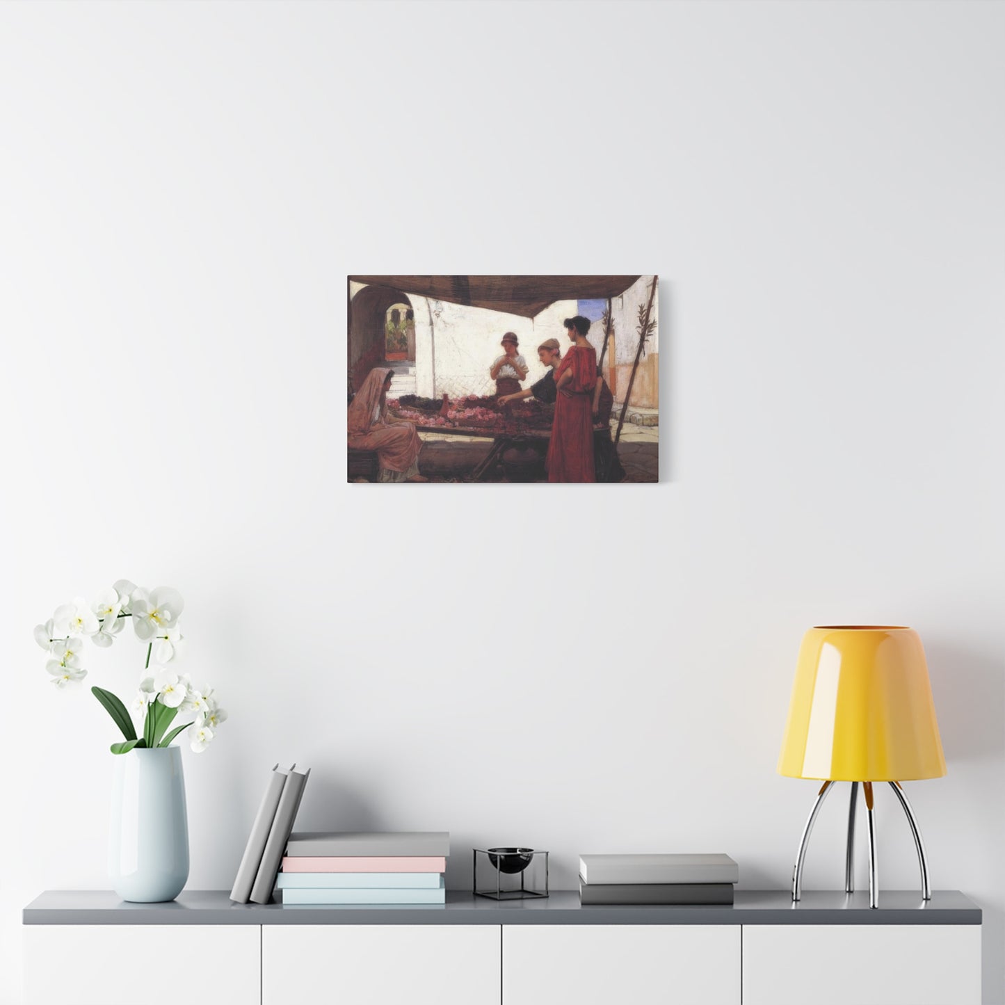 John William A Flower Stall Wall Art & Canvas Prints