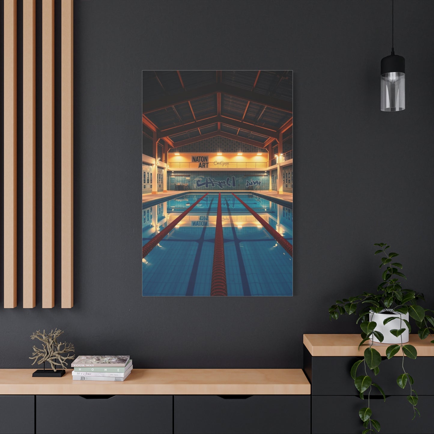 Swimming Pool Art Supreme Canvas Wall Art & Canvas Print