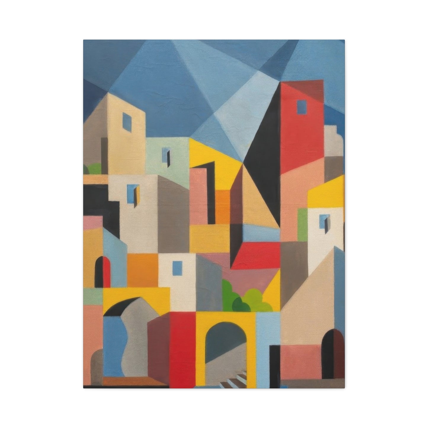 Cityscape Cubism Wall Art & Canvas Prints
