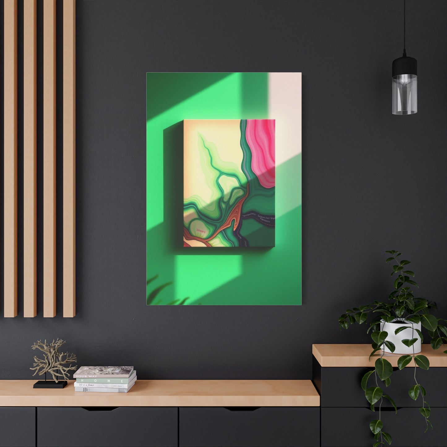 Collection Green & Pink Canvas Art Art Wall Art & Canvas Print