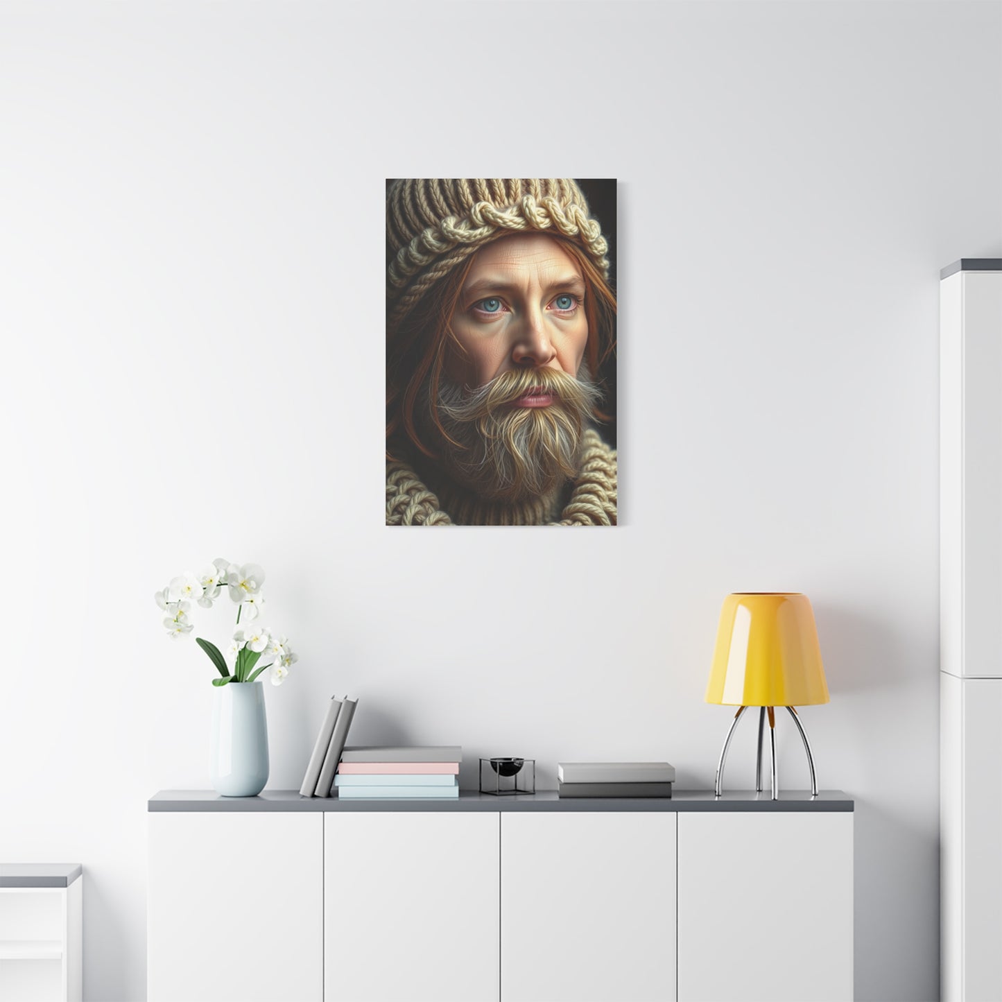 Vermilion Glow Canvas Wall Art & Canvas Print