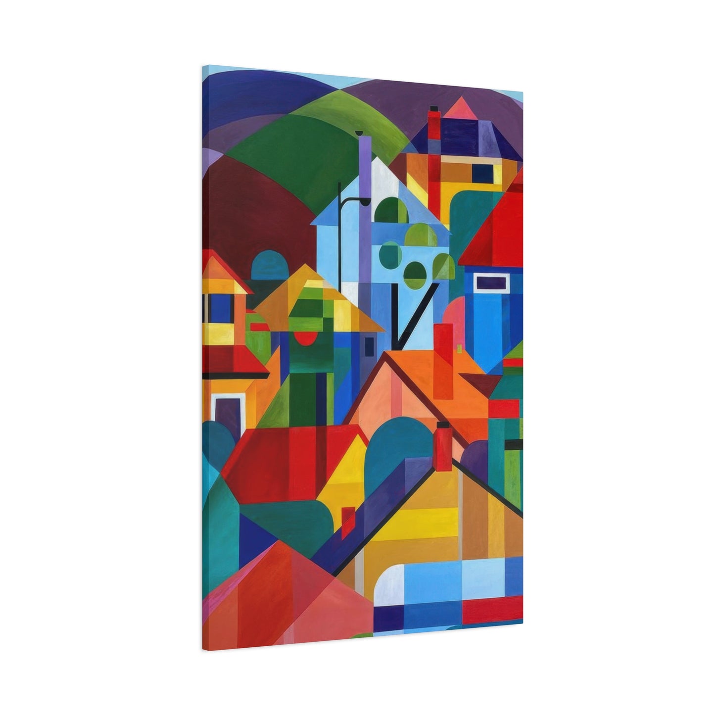Cityscape Cubism Wall Art & Canvas Prints