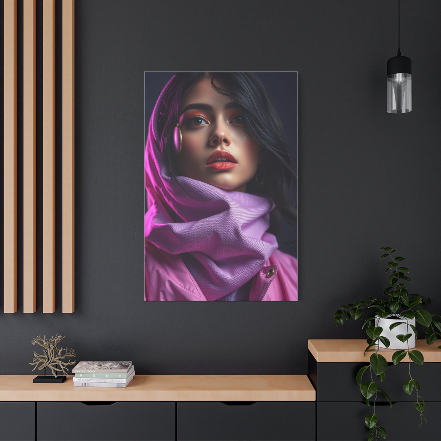 Haute Elegance Wall Portrait