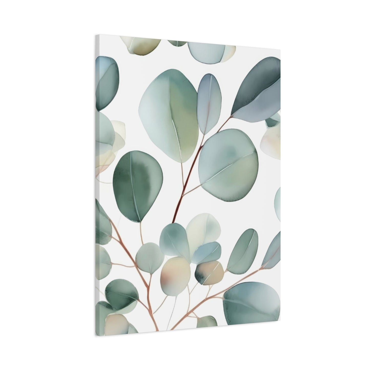 Eucalyptus Leaves Shapes Wall Art & Canvas Prints