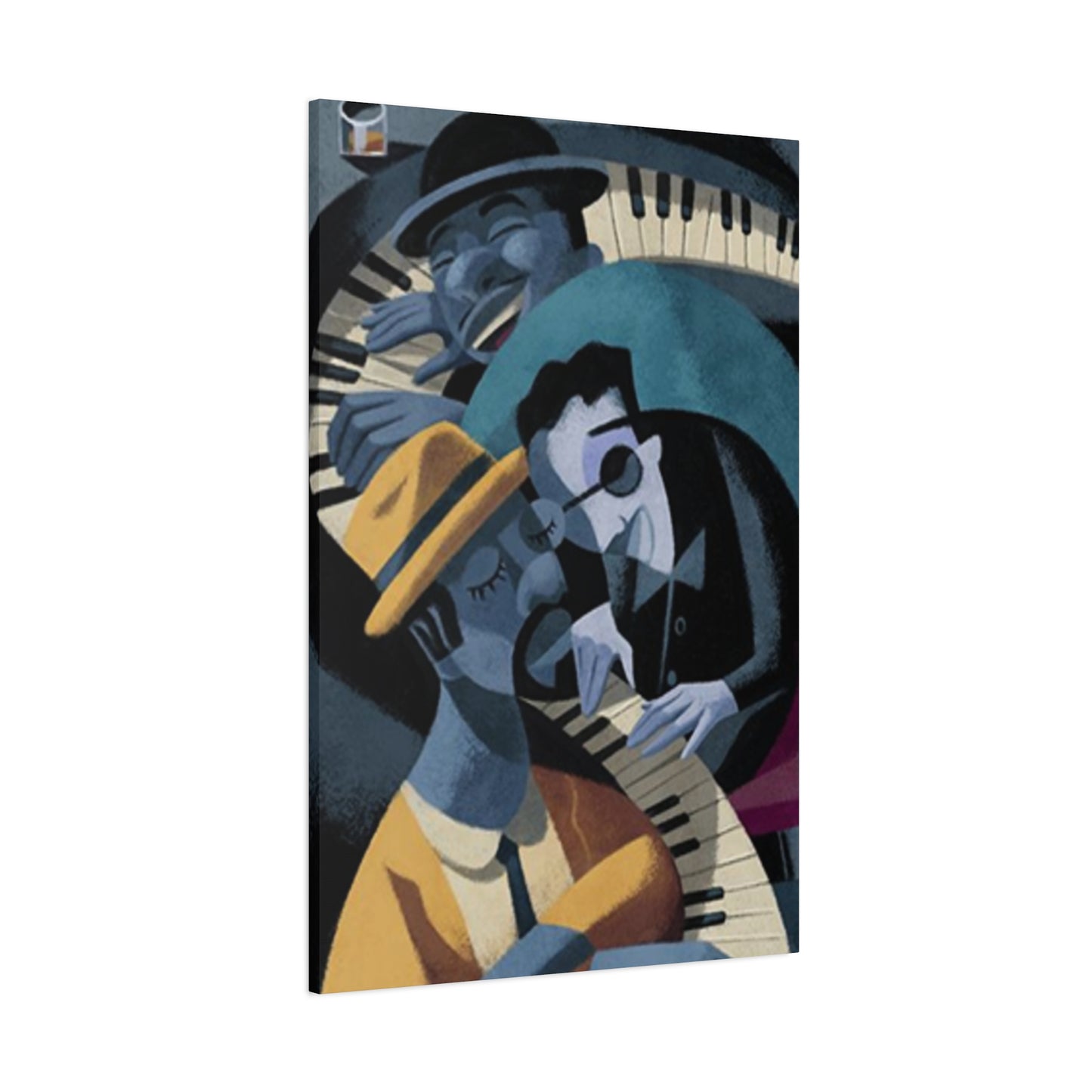 Cartoon Piano Artists Wall Art & Canvas Prints