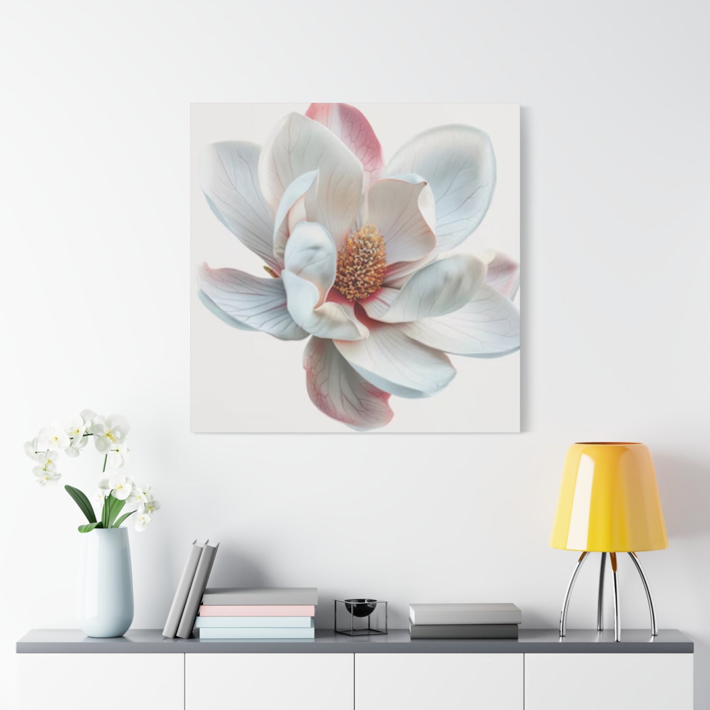 Pink Magnolia Flower Wall Art & Canvas Prints